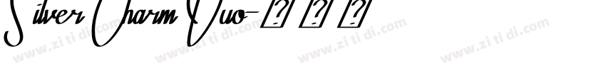 Silver Charm Duo字体转换